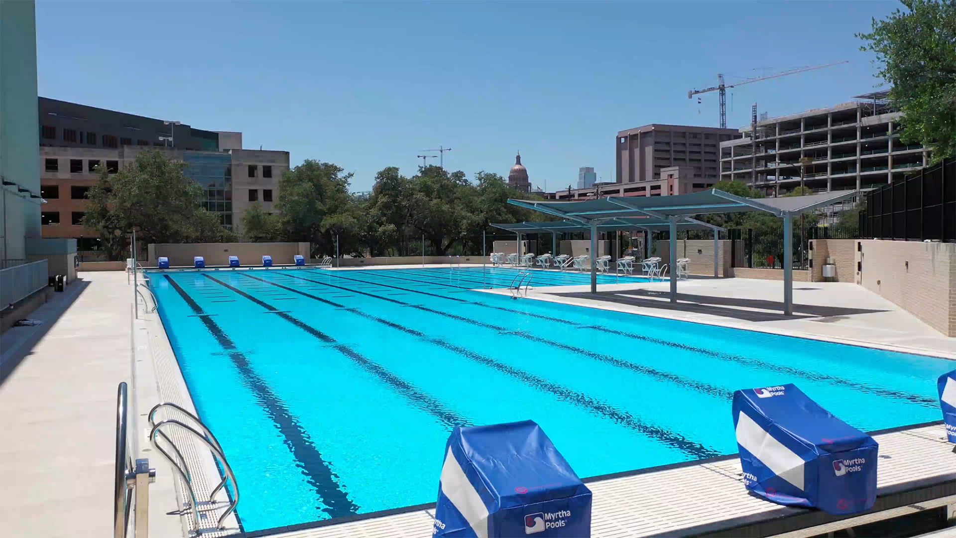 outdoor pool construction